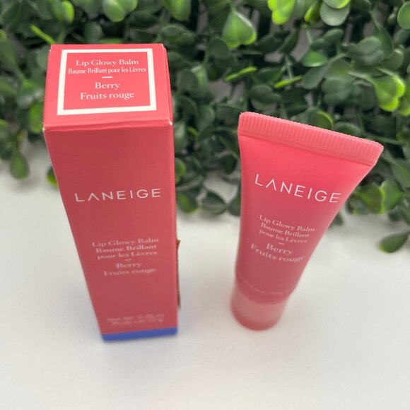 NEW IN BOX - Laneige Lip Glowy Balm in Berry - Picture 2 of 3